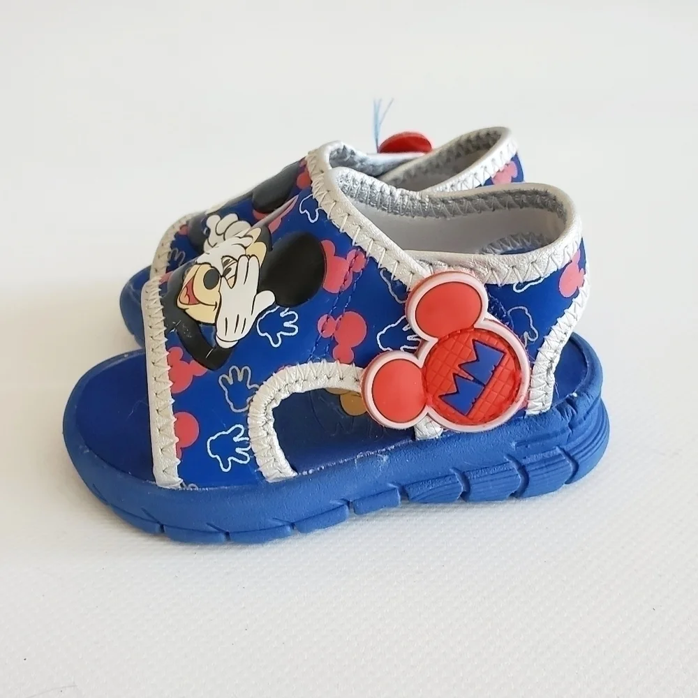 Mickey Mouse Kids Beach Sandals Size 3